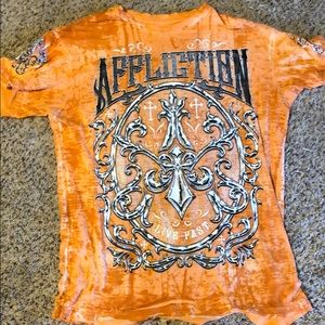 Large Affliction Tee like new condition